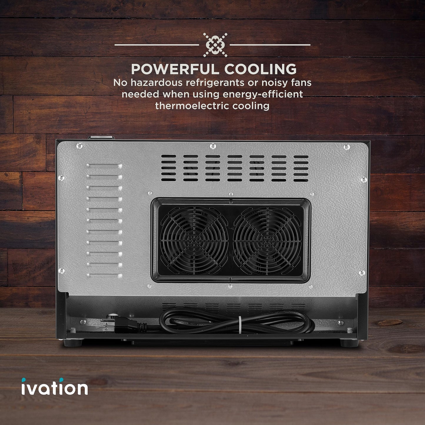 Ivation 8 Bottle Thermoelectric Wine Cooler Countertop