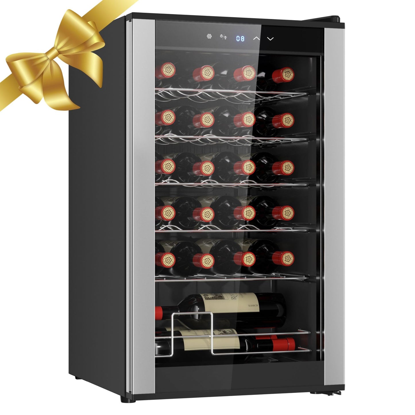 Koolatron 24 Bottle Wine Fridge with Glass Door