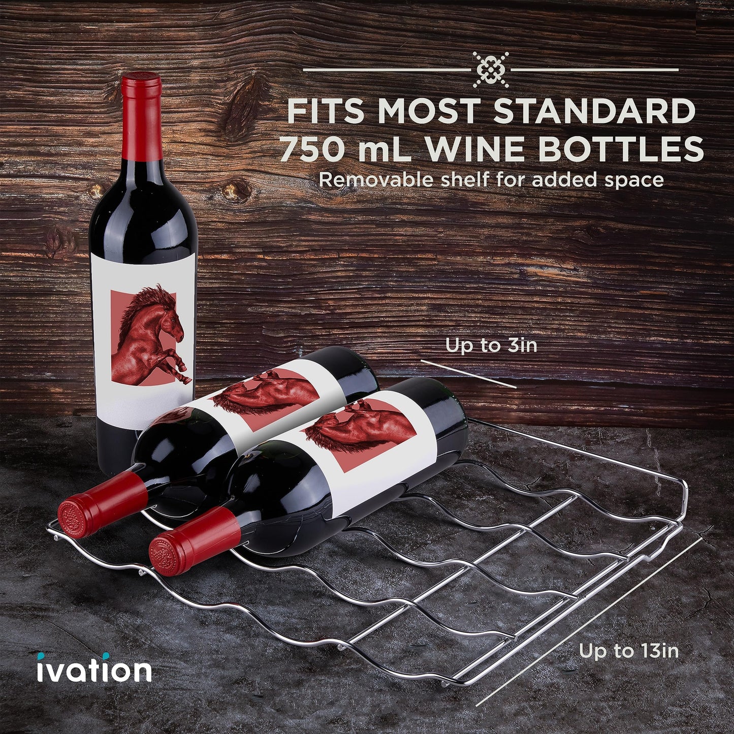 Ivation 8 Bottle Thermoelectric Wine Cooler Countertop